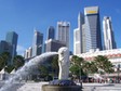 Singapore sea-lion fountain